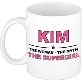 👉 Mok active vrouwen Kim The woman, myth supergirl collega kado mokken/bekers 300 ml