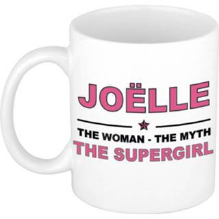 👉 Mok active vrouwen Joelle The woman, myth supergirl collega kado mokken/bekers 300 ml