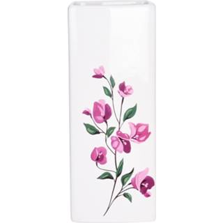 Radiator witte One Size wit 1x waterverdampers/luchtbevochtigers botanische bloemen print bloesemtak 21 cm - Waterverdampers voor de verwarming Luchtvochtigheid verhogen 8720276521970