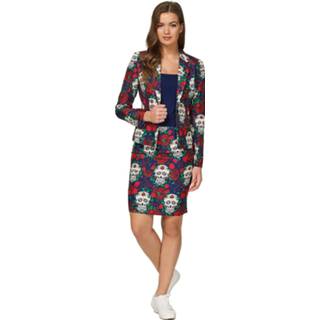 👉 Verkleedpak polyester vrouwen Suitmeister Day Of The Dead Dames 8719323588707