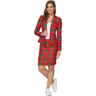 👉 Verkleedpak polyester vrouwen Suitmeister Kerstbomen Dames 8719323588738