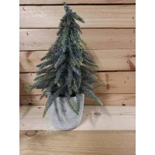 👉 Kerstboom meerkleurig Thils Living Decoratie in pot 26 cm hoog 8718317631405