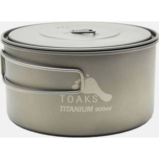 👉 Titanium unisex Geen Kleur TOAKS 900ml Diameter 130mm Pot Pan 6956009300372