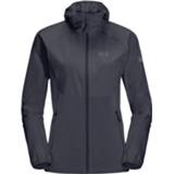 👉 Softshelljack XL vrouwen Donker Blauw Jack Wolfskin Go Hike Dames 4064993127904