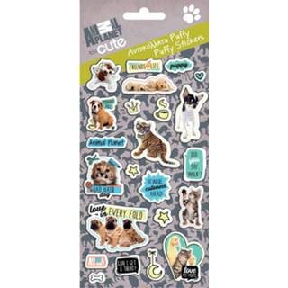 👉 Animal Planet Stickervel Puffy Too Cute Junior 10 X 22 Cm Vinyl