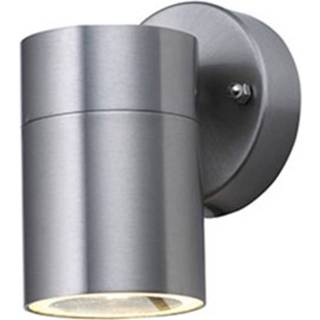 👉 Buitenlamp RVS chroom Led Tuinverlichting - Magnolia 1 Wand Mat Gu10 Rond 7433603694636