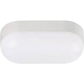 Buitenlamp wit kunststof Led Tuinverlichting - Stella 15 Wand Mat 15w Natuurlijk 4200k Ovaal 7433603582544