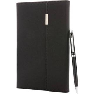 👉 Notitieboek zwart Swiss Peak A5 Pu/papier 8714612116326