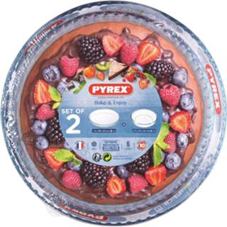 👉 Glas transparant Pyrex Bakvormset Bake&enjoy 28 Cm Borosilicaat 2-delig 3426470279277