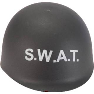 Helm zwart Carnival Toys Swat One-size 8004761061463