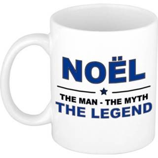 👉 Beker mannen Noel The Man, Myth Legend Cadeau Koffie Mok / Thee 300 Ml - Naam Mokken 8720276095570