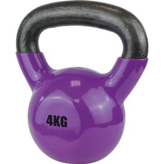 👉 Kettlebell zwart paars Urban Fitness 4 Kg Zwart/paars 5027535100420