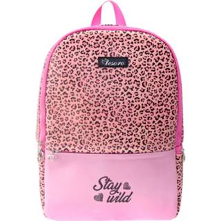 👉 Rugzak roze polyester Tesoro Stay Wild Junior 17 Liter 5205698478833