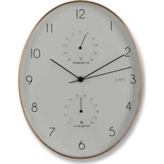 👉 Wandklok wit Andy - L27,5xb4,5xh35cm 8718861619034