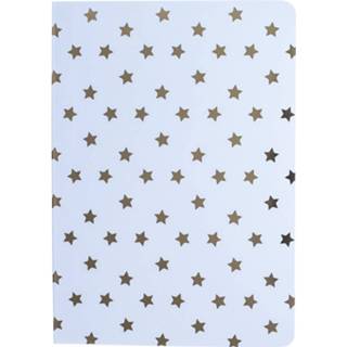 👉 Notitieboek blauw Graphique De France Star 20 X 15 Cm Lichtblauw 9781477076897