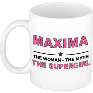 👉 Beker vrouwen Maxima The Woman, Myth Supergirl Cadeau Koffie Mok / Thee 300 Ml - Naam Mokken 8720276268059