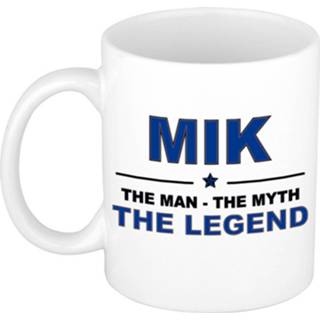 👉 Beker keramiek active mannen Mik The man, myth legend verjaardagscadeau mok / 300 ml