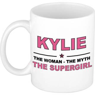 👉 Mok active vrouwen Kylie The woman, myth supergirl collega kado mokken/bekers 300 ml
