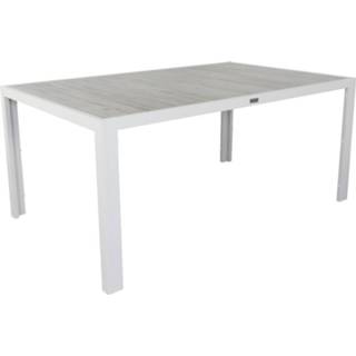 👉 Terrastafel wit Hartman Tanger Tuintafel 168x105 Cm. - Op=op 8711268487275