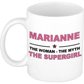 👉 Mok active vrouwen Marianne The woman, myth supergirl collega kado mokken/bekers 300 ml