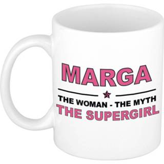 👉 Beker vrouwen Marga The Woman, Myth Supergirl Cadeau Koffie Mok / Thee 300 Ml - Naam Mokken 8720276267540