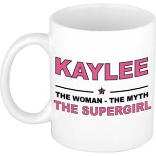 👉 Mok active vrouwen Kaylee The woman, myth supergirl collega kado mokken/bekers 300 ml