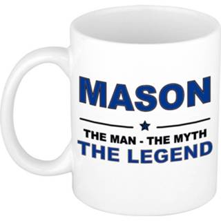 Beker keramiek active mannen Mason The man, myth legend verjaardagscadeau mok / 300 ml