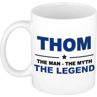 Thom The man, myth legend verjaardagscadeau mok beker keramiek active mannen 10208023 Beker keramiek active mannen Thom The man, myth legend verjaardagscadeau mok / 300 ml