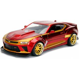 👉 Jada Auto Marvel Ironman 2016 Chevy Camaro Ss 1:24 Die-cast 4006333065163
