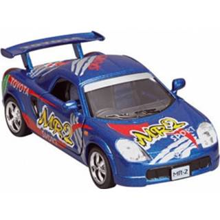 👉 Blauw staal Goki Straatracer Toyota Junior 12,5 Cm 1:36 8720585104147