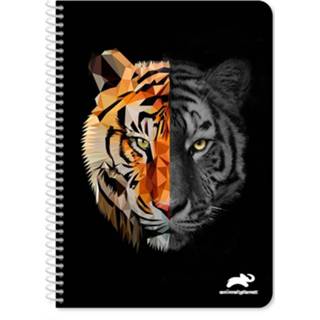 👉 Notitieboek Animal Planet Spiral Tijger Junior A4 90 Pagina's 8720585171088