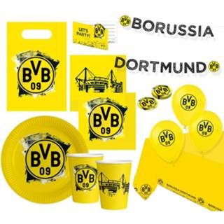 👉 Geel Amscan Feestset Bvb Dortmund Junior 72-delig 194099032575