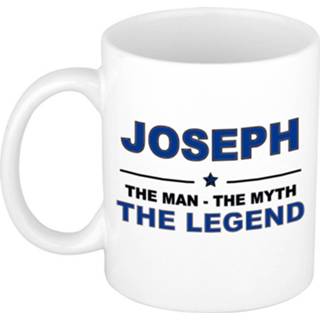 👉 Beker keramiek active mannen Joseph The man, myth legend verjaardagscadeau mok / 300 ml