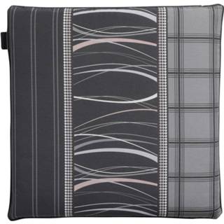 👉 Zitkussen grijs Madison Universeel - Lines Grey 50x50 8713229297053