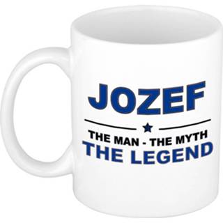 Beker keramiek active mannen Jozef The man, myth legend verjaardagscadeau mok / 300 ml