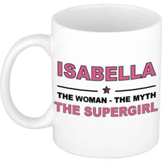 👉 Mok active vrouwen Isabella The woman, myth supergirl collega kado mokken/bekers 300 ml