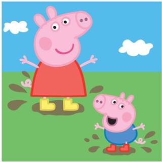 Handdoek katoen Nickelodeon Peppa Pig Junior 30 X Cm 5902689474859