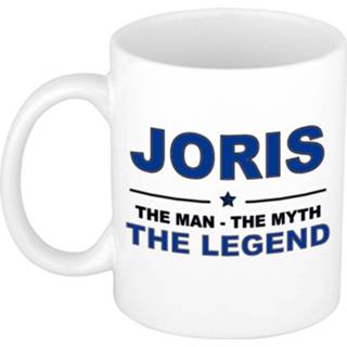 👉 Beker mannen Joris The Man, Myth Legend Cadeau Koffie Mok / Thee 300 Ml - Naam Mokken 8720276090612