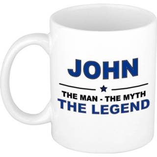 Beker mannen John The Man, Myth Legend Cadeau Koffie Mok / Thee 300 Ml - Naam Mokken 8720276090582