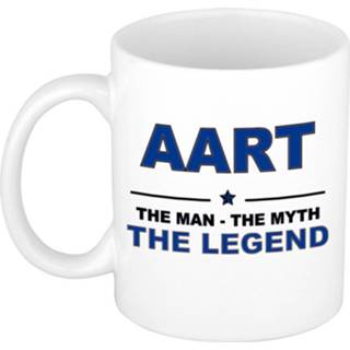👉 Beker keramiek active mannen Aart The man, myth legend verjaardagscadeau mok / 300 ml