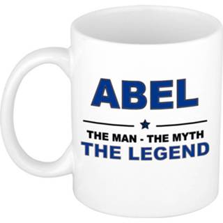 Beker keramiek active mannen Abel The man, myth legend verjaardagscadeau mok / 300 ml