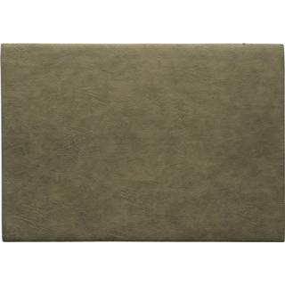 👉 Placemat groen leather PU Asa Selection Vegan Rechthoekig - Lederoptiek 46x33cm 4024433001980