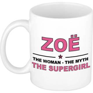 👉 Mok active vrouwen Zoe The woman, myth supergirl collega kado mokken/bekers 300 ml