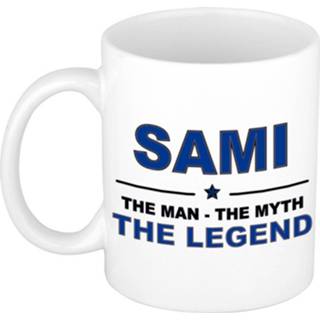 👉 Beker keramiek active mannen Sami The man, myth legend verjaardagscadeau mok / 300 ml