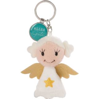 👉 Sleutelhanger wit turkoois pluche Nici Alles Gute Junior 7 Cm Wit/turquoise 4012390475272