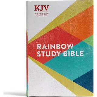 👉 Binding engels KJV Rainbow Study Bible, Hardcover: Ribbon Marker, Color-Coded Text, Smythe Sewn Binding, Easy to Read Bible Font, Helps, Full-Color Maps 9781087721873