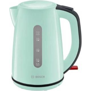 👉 Waterkoker grijs Bosch Twk7502 1.7l 2200w Grijs, Turqoise 4242002992808