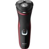 👉 Scheerapparat zwart rood active Philips S1333/41 Shaver 1000 Scheerapparaat Zwart/Rood 8710103911005