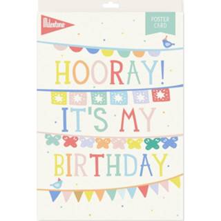 Poster active Milestone Card My first birthday (Engelstalig) 8718564767759