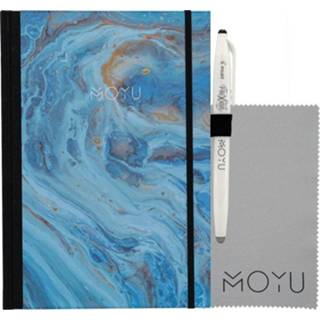 👉 Notitieboek blauw active MOYU Uitwisbaar Premium A5 - Beyond Blue 8720387283217